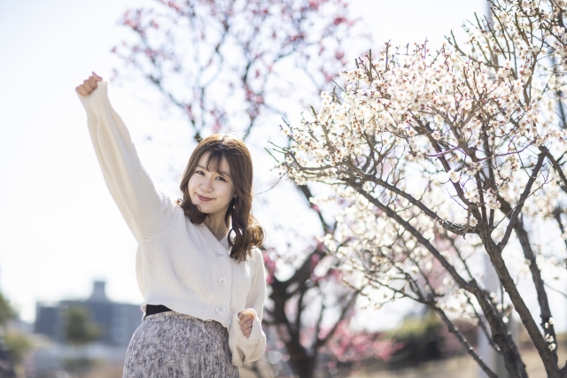 春のコーディネート