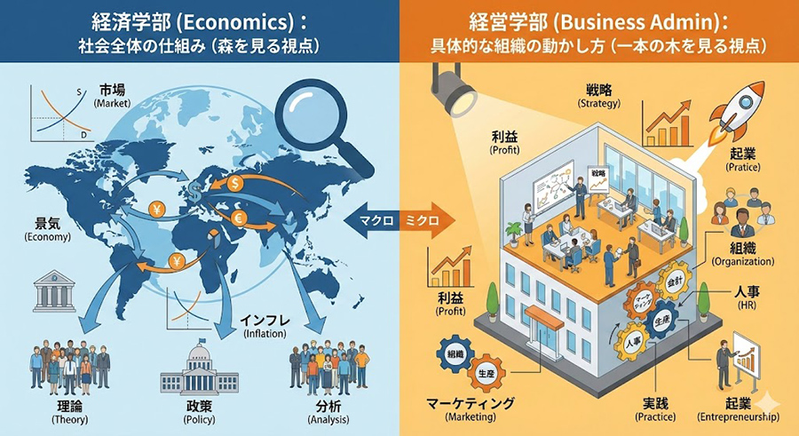経済学部は何を学べる？先輩に聞いた経済学部に向いている人を解説