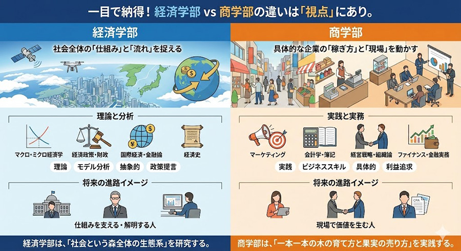 経済学部は何を学べる？先輩に聞いた経済学部に向いている人を解説