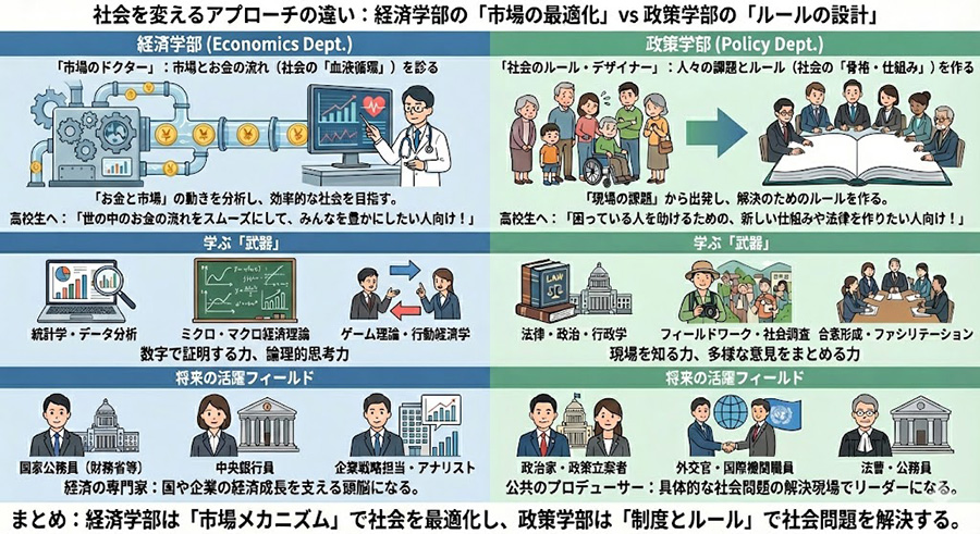 経済学部は何を学べる？先輩に聞いた経済学部に向いている人を解説